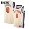 Barn New York Knicks Tröja Og Anunoby Nike 2025-26 City Edition Vit Swingman